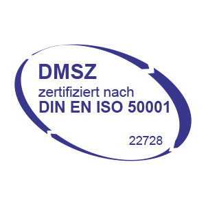 DMSZ zertifiziert nach DIN EN ISO 50001